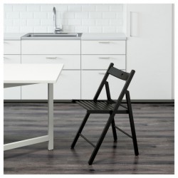 Фото5.Стілець розкладний, чорний TERJE IKEA 002.224.40